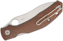 Load image into Gallery viewer, Spyderco Collector Club Kapara Brown Burlap