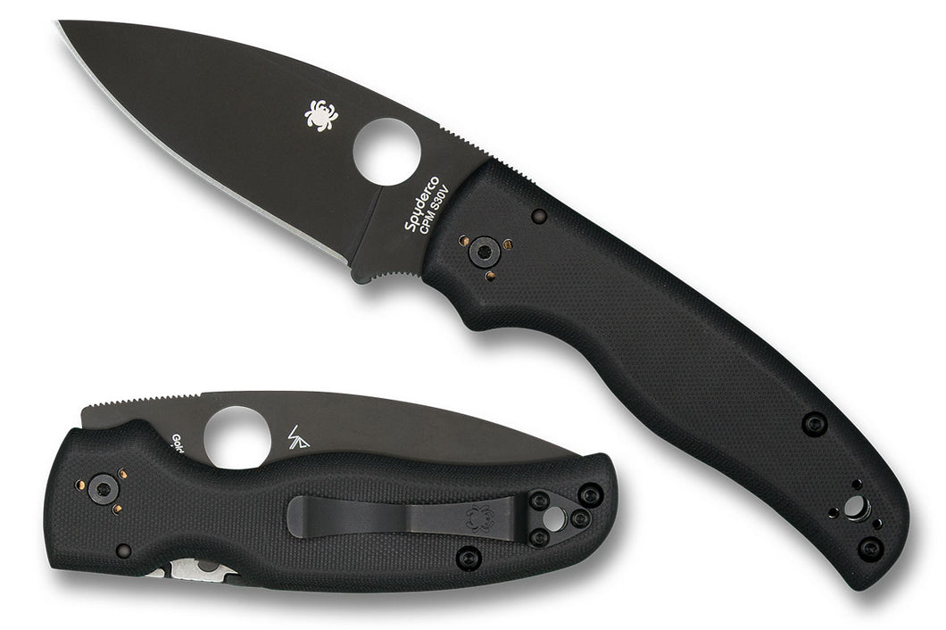 Spyderco Shaman Black with Coated Blade