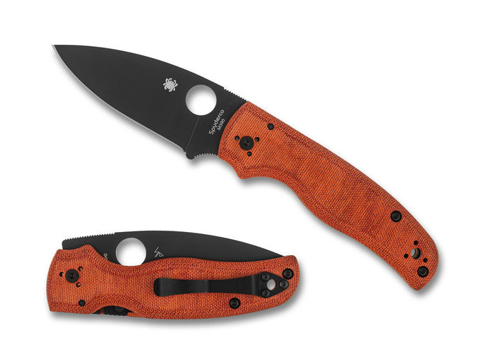 Spyderco Collector Club Shaman M390 Orange Micarta