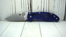 Load image into Gallery viewer, Spyderco Manix 2 Blue Lightweight Factory Seconds
