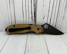 Load image into Gallery viewer, Spyderco Para 3 Coyote Brown Coated Blade
