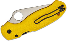 Carica l&#39;immagine nel visualizzatore di Gallery, Spyderco Para 3 Salt Yellow FRN
