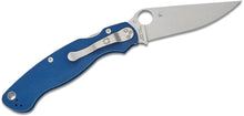Load image into Gallery viewer, Spyderco Collector Club Military 2 Compression Lock Cobalt
