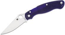 將圖片載入圖庫檢視器 Spyderco Collector Club Military 2 Dark Blue G-10
