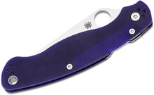 將圖片載入圖庫檢視器 Spyderco Collector Club Military 2 Dark Blue G-10
