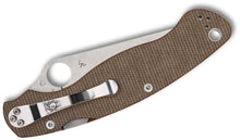 Carica l&#39;immagine nel visualizzatore di Gallery, Spyderco Military 2 Brown Micarta
