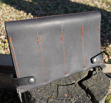 画像をギャラリービューアに読み込む, Leather Folio Knife Storage

