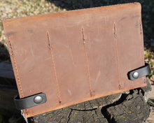 画像をギャラリービューアに読み込む, Leather Folio Knife Storage
