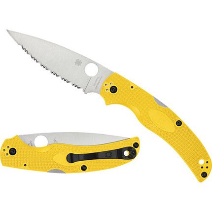 Spyderco Collector Club Native Chief Salt Yellow FRN